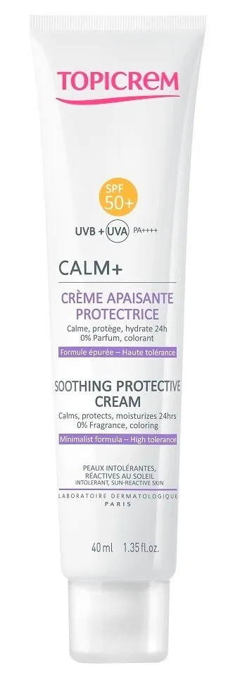 TOPICREM CALM SPF 50 Успокаивающий защитный крем СПФ 50 Топикрем Калм TOPICREM CALM SPF 50 Успокаивающий защитный крем СПФ 50 Топикрем Калм