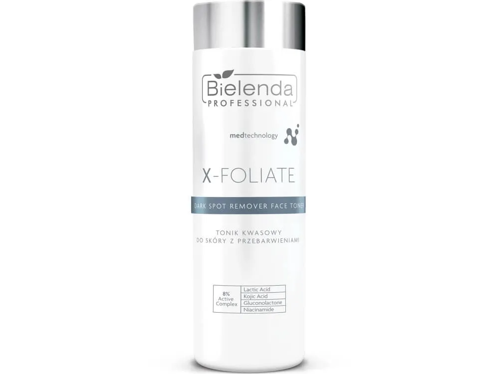 Кислотный тоник для кожи с пигментацией Bielenda Professional X-FOLIATE Dark Spot Remover Face Toner Кислотный тоник для кожи с пигментацией Bielenda Professional X-FOLIATE Dark Spot Remover Face Toner