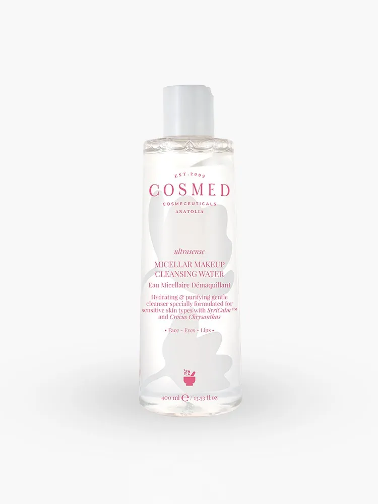 COSMED ULTRASENSE MICELLAR MAKEUP CLEANSING WATER Успокаивающая мицеллярная вода очищающая для снятия макияжа для чувствительной кожи