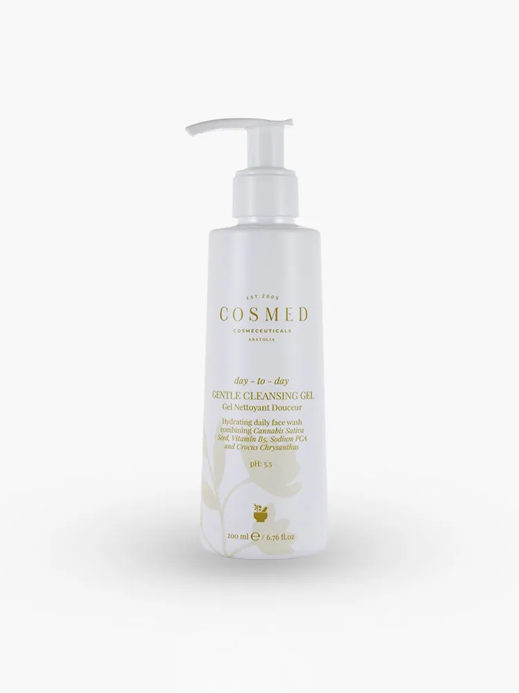 COSMED DAY TO DAY GENTLE CLEANSING Gel Гель для умывания очищающий мягкий увлажняющий pH 5.5