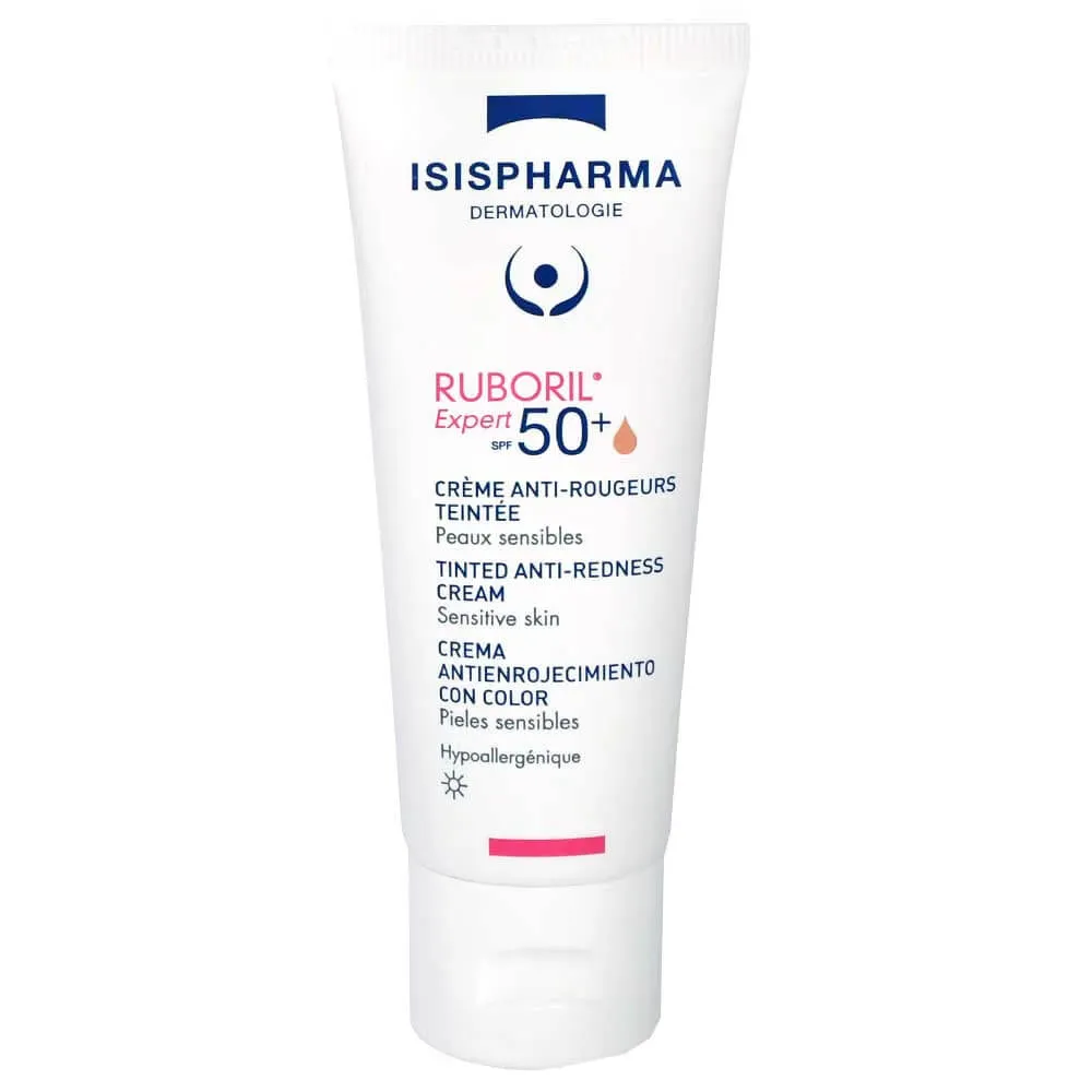 IsisPharma RUBORIL Expert SPF 50 Дневной тонирующий крем от покраснений и купероза для чувствительной кожи Руборил эксперт СПФ 50 Исис Фарма IsisPharma RUBORIL Expert SPF 50 Дневной тонирующий крем от покраснений и купероза для чувствительной кожи Руборил эксперт СПФ 50 Исис Фарма