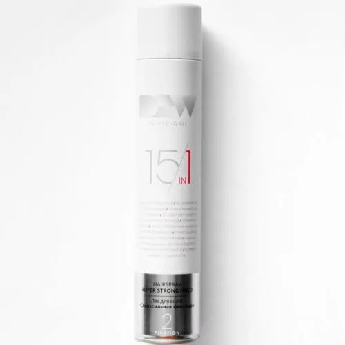 HAIR SPRAY Professional Лак для волос сверхсильной фиксации HAIR SPRAY 15 в 1 SUPER STRONG HOLD Dew