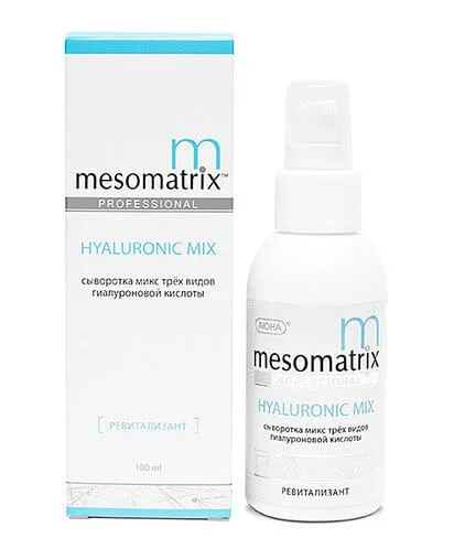 Товар MESOMATRIX HYALURONIC MIX Сыворотка микс с гиалуроновой кислотой трех видов, мезоэффект Сыворотки Товар MESOMATRIX HYALURONIC MIX Сыворотка микс с гиалуроновой кислотой трех видов, мезоэффект Сыворотки