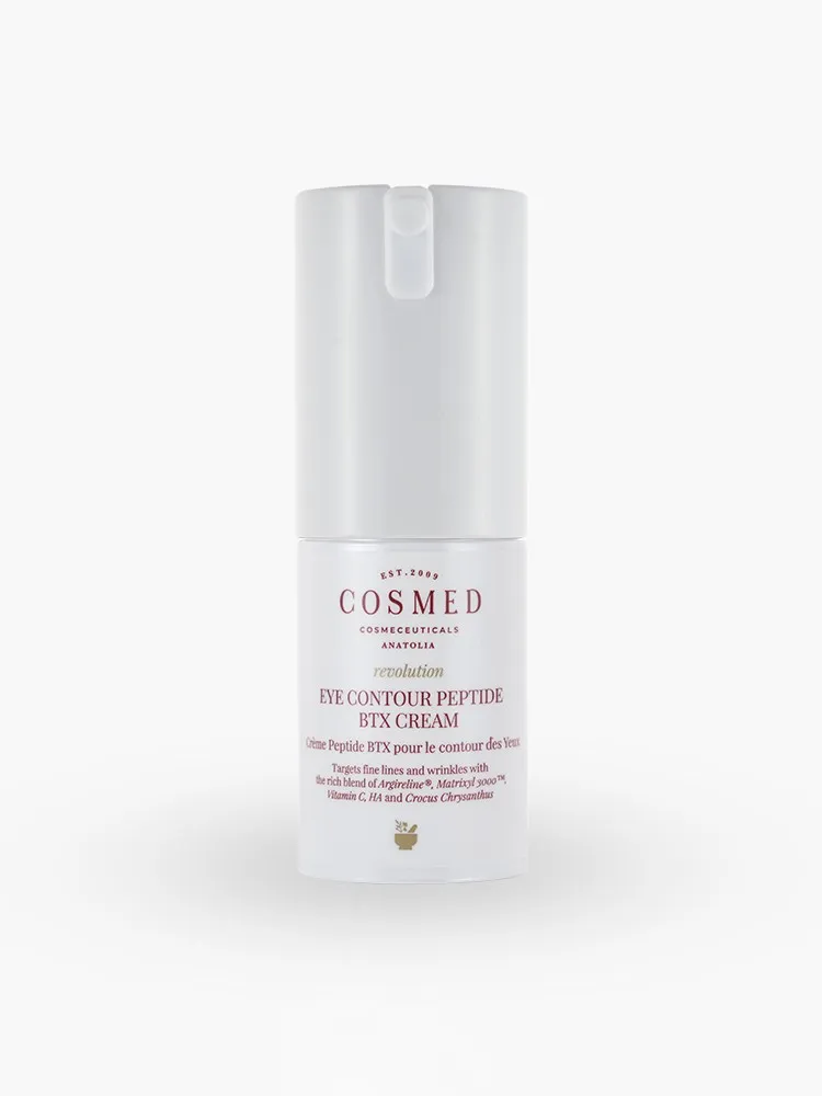 COSMED REVOLUTION EYE CONTOUR PEPTIDE BTX CREAM Осветляющий крем для глаз с пептидами от старения и морщин
