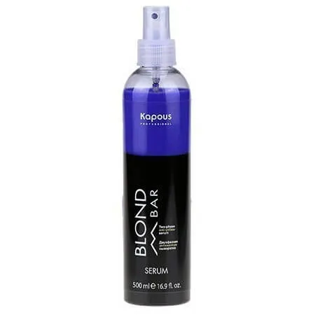 Blond Bar Kapous Professional Двухфазная сыворотка Капус для волос антижелтая Блонд Бар Blond Bar Kapous Professional Двухфазная сыворотка Капус для волос антижелтая Блонд Бар