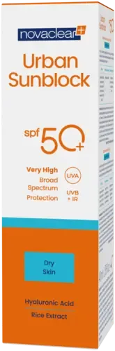 Товар NovaClear Urban Sunblock Крем солнцезащитный для сухой кожи SPF 50 Кремы Товар NovaClear Urban Sunblock Крем солнцезащитный для сухой кожи SPF 50 Кремы