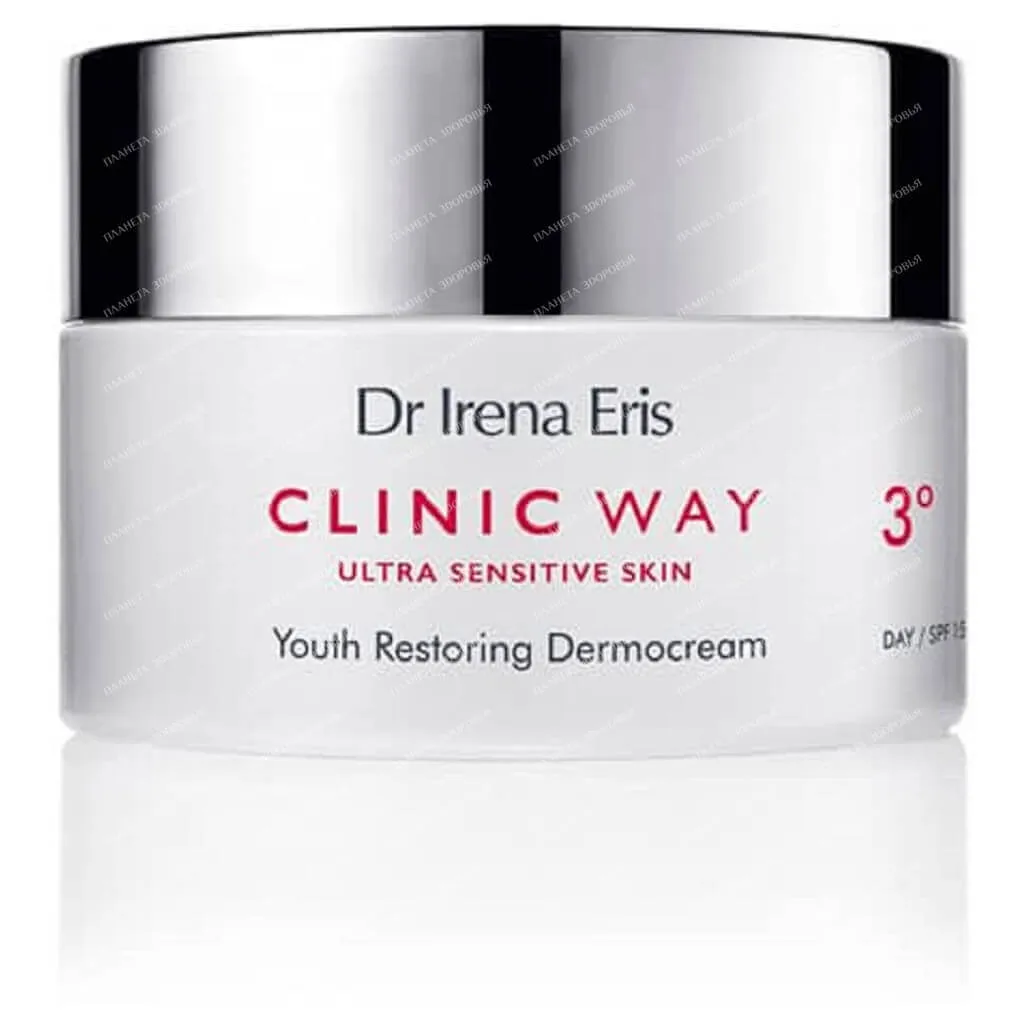 CLINIC WAY Крем антивозрастной 50 + для глубокого обновления кожи лица дневной 3° SPF 15 Dr Irena Eris CLINIC WAY Крем антивозрастной 50 + для глубокого обновления кожи лица дневной 3° SPF 15 Dr Irena Eris