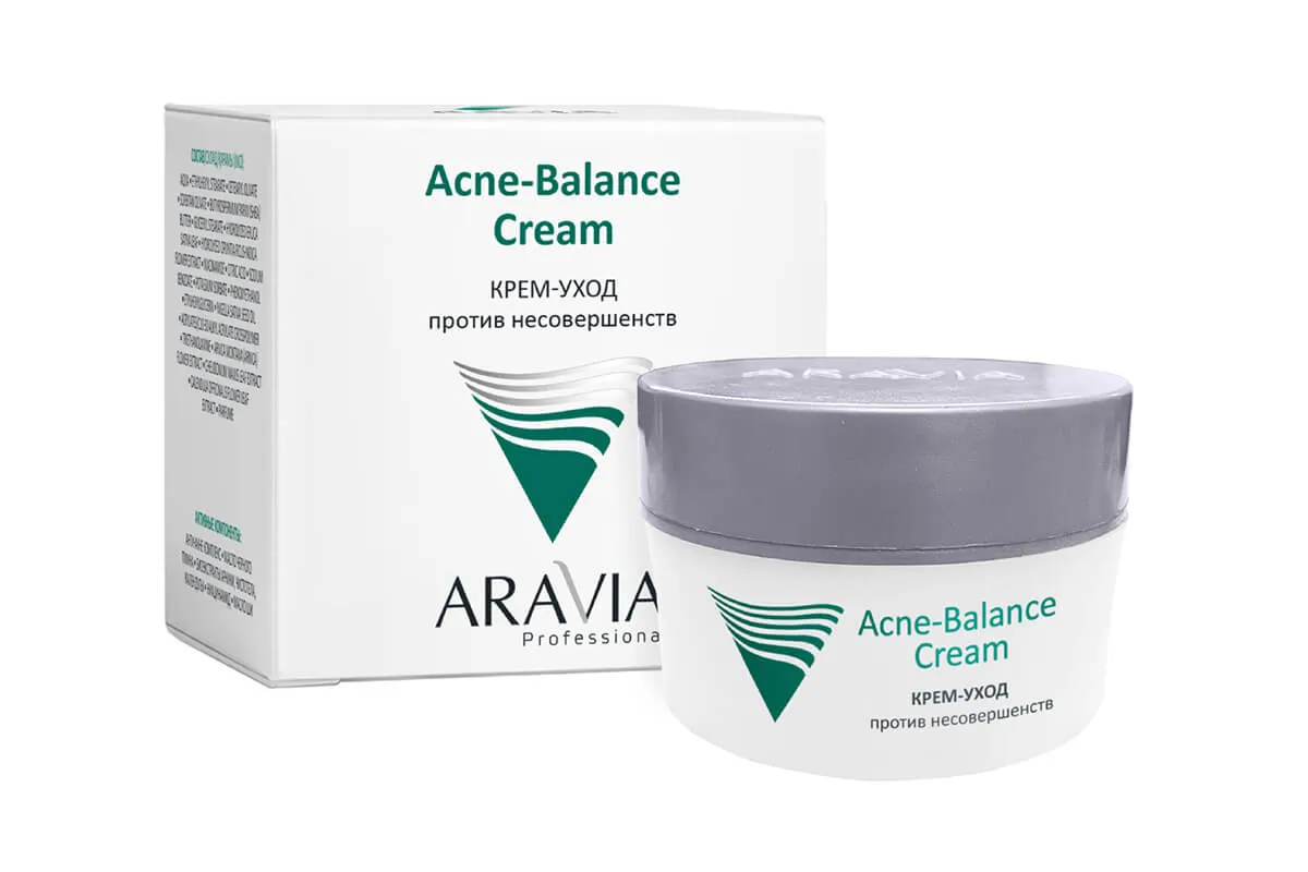 Аравия Крем для лица против несовершенств кожи Acne-Balance Cream ARAVIA Professional Аравия Крем для лица против несовершенств кожи Acne-Balance Cream ARAVIA Professional