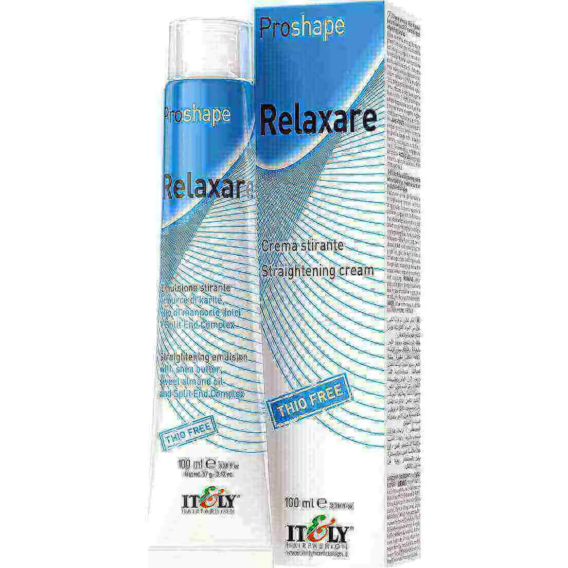 Выпрямляющий крем на основе фитокератина для среднего выпрямления волос RELAXARE MEDIUM ProShape ПроШейп Itely Выпрямляющий крем на основе фитокератина для среднего выпрямления волос RELAXARE MEDIUM ProShape ПроШейп Itely