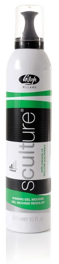 Гель-мусс для укладки и блеска волос нормальной фиксации ScultureShining Gel Mousse Lisap Гель-мусс для укладки и блеска волос нормальной фиксации ScultureShining Gel Mousse Lisap