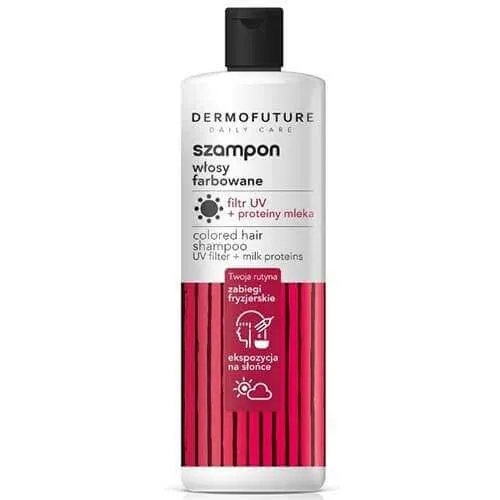 Товар DermoFuture Шампунь для окрашенных волос с UV-фильтром и молочными протеинами Daily Care Шампунь Товар DermoFuture Шампунь для окрашенных волос с UV-фильтром и молочными протеинами Daily Care Шампунь