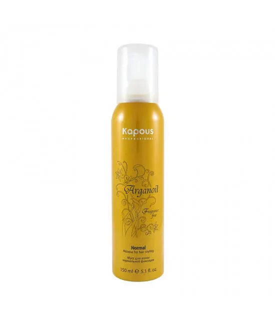 Мусс нормальной фиксации с маслом арганы Arganoil Kapous Мусс нормальной фиксации с маслом арганы Arganoil Kapous