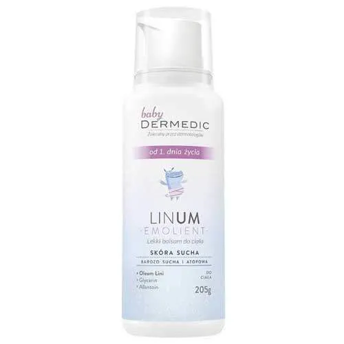 Товар Dermedic EMOLIENT LINUM BABY легкий бальзам для детей Товар Dermedic EMOLIENT LINUM BABY легкий бальзам для детей