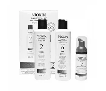 Товар Cистема №2 по уходу для натуральных истонченных волос System 2 Nioxin Для женщин Товар Cистема №2 по уходу для натуральных истонченных волос System 2 Nioxin Для женщин