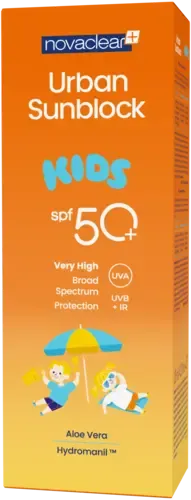 Товар NovaClear Urban Sunblock Kids Крем солнцезащитный для детей для чувствительной кожи SPF 50 Кремы Товар NovaClear Urban Sunblock Kids Крем солнцезащитный для детей для чувствительной кожи SPF 50 Кремы