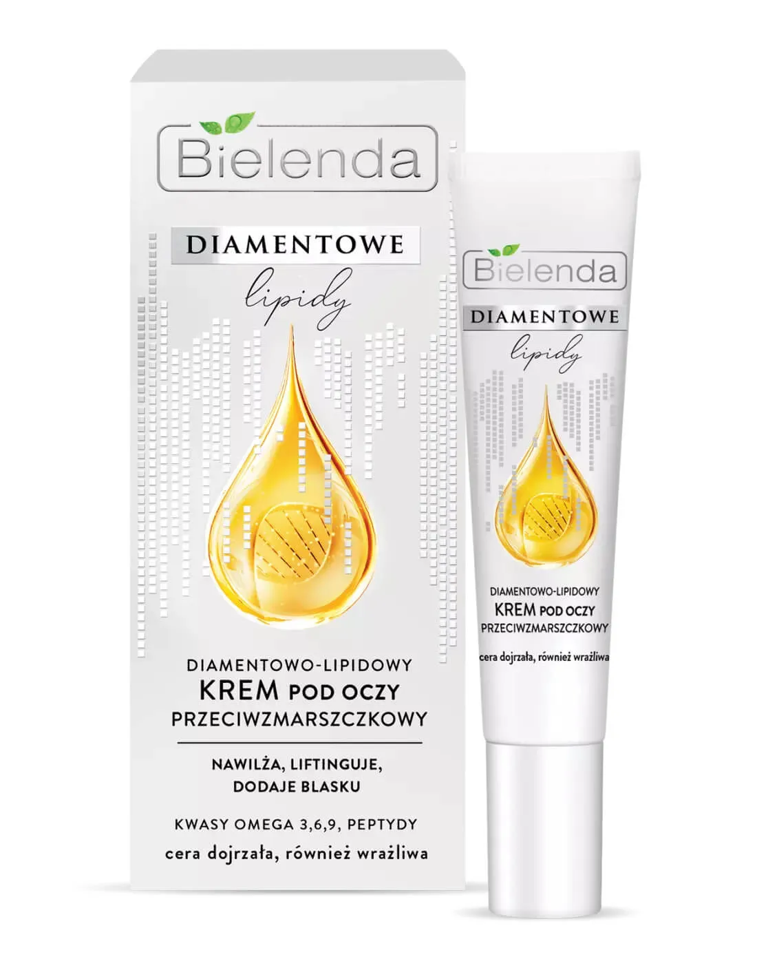 BIELENDA DIAMOND LIPIDS Алмазно-липидный крем вокруг глаз от морщин с пептидами и гиалуроновой кислотой BIELENDA DIAMOND LIPIDS Алмазно-липидный крем вокруг глаз от морщин с пептидами и гиалуроновой кислотой