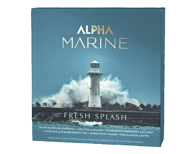 Набор косметики для мужчин Fresh Splash ALPHA MARINE Estel Набор косметики для мужчин Fresh Splash ALPHA MARINE Estel
