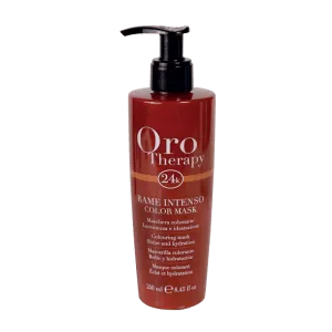 Fanola ORO Therapy 24k Маска тонирующая увлажняющая для придания блеска и интенсивности оттенка окрашенным волосам Fanola ORO Therapy 24k Маска тонирующая увлажняющая для придания блеска и интенсивности оттенка окрашенным волосам