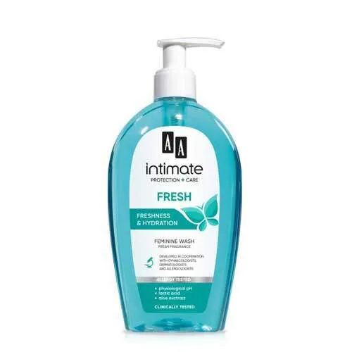Intimate Увлажняющий гель для интимной гигиены с молочной кислотой и алоэ вера Fresh AA OCEANIC S.A Intimate Увлажняющий гель для интимной гигиены с молочной кислотой и алоэ вера Fresh AA OCEANIC S.A