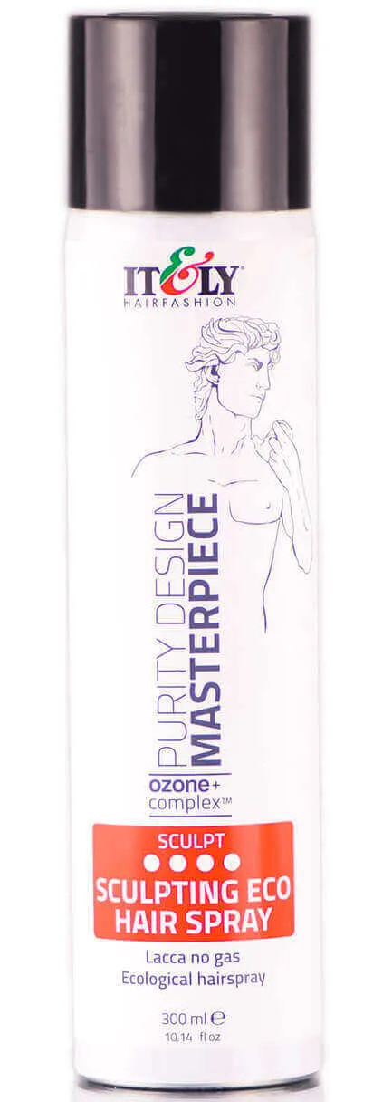 Скульптурирующий эко-лак экстрасильной фиксации Scupting Eco Hairspray Purity Design Masterpiece (Пьюрити Дизайн) Itely Скульптурирующий эко-лак экстрасильной фиксации Scupting Eco Hairspray Purity Design Masterpiece (Пьюрити Дизайн) Itely