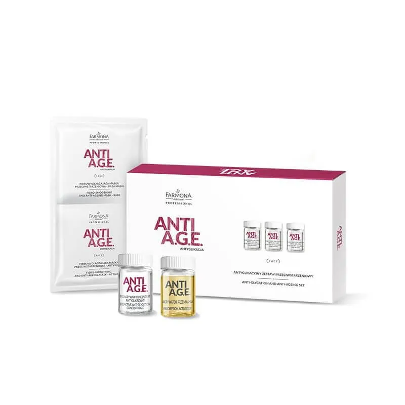ANTI AGE Комплекс Антивозрастной Против старения кожи Антигликолевый Farmona Professional ANTI AGE Комплекс Антивозрастной Против старения кожи Антигликолевый Farmona Professional