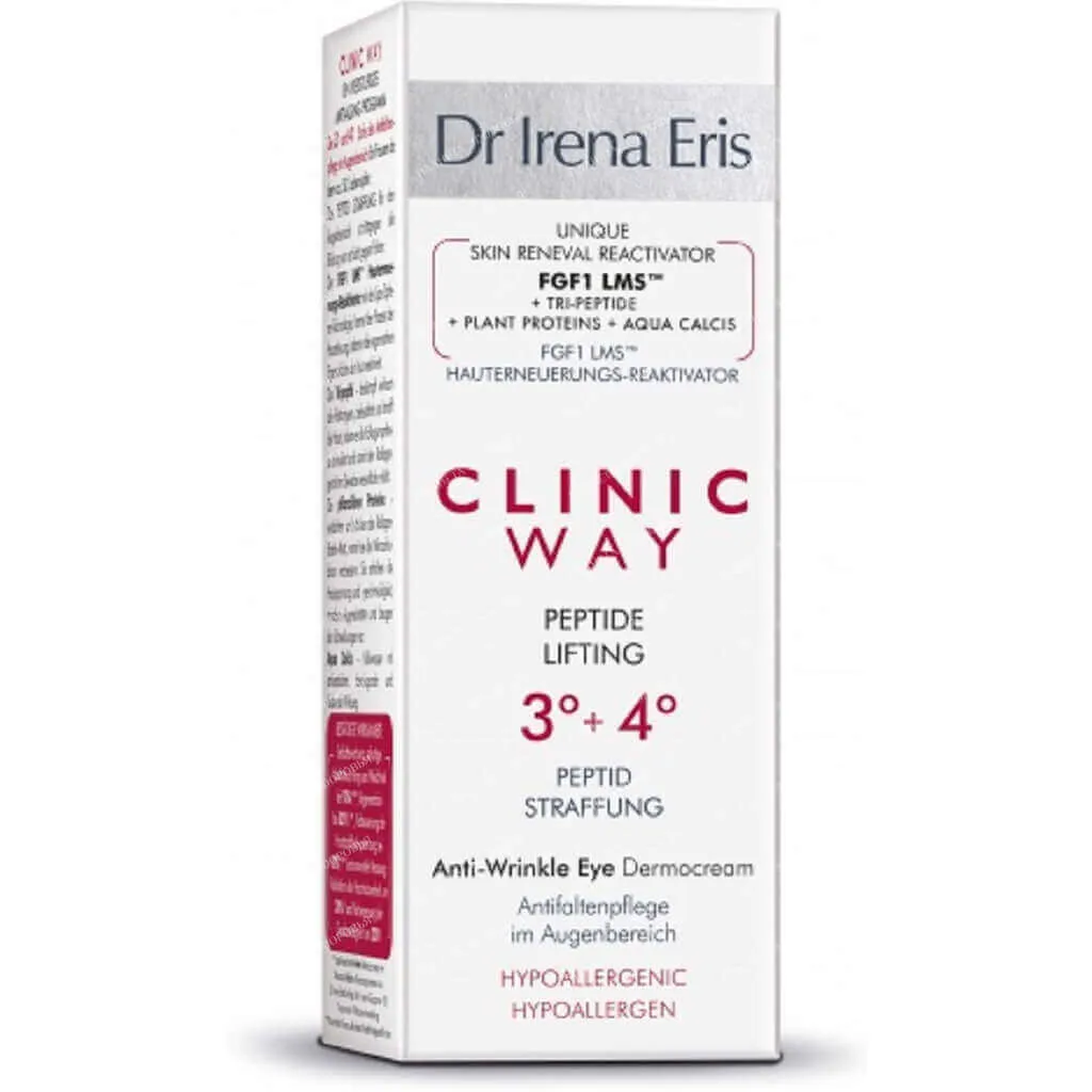 CLINIC WAY Крем вокруг глаз против морщин 50+ 3°+4° Dr Irena Eris CLINIC WAY Крем вокруг глаз против морщин 50+ 3°+4° Dr Irena Eris