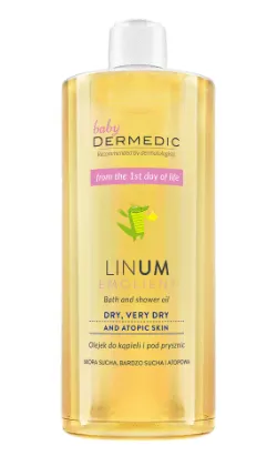 Dermedic EMOLIENT LINUM BABY масло для ванны и душа для детей Dermedic EMOLIENT LINUM BABY масло для ванны и душа для детей