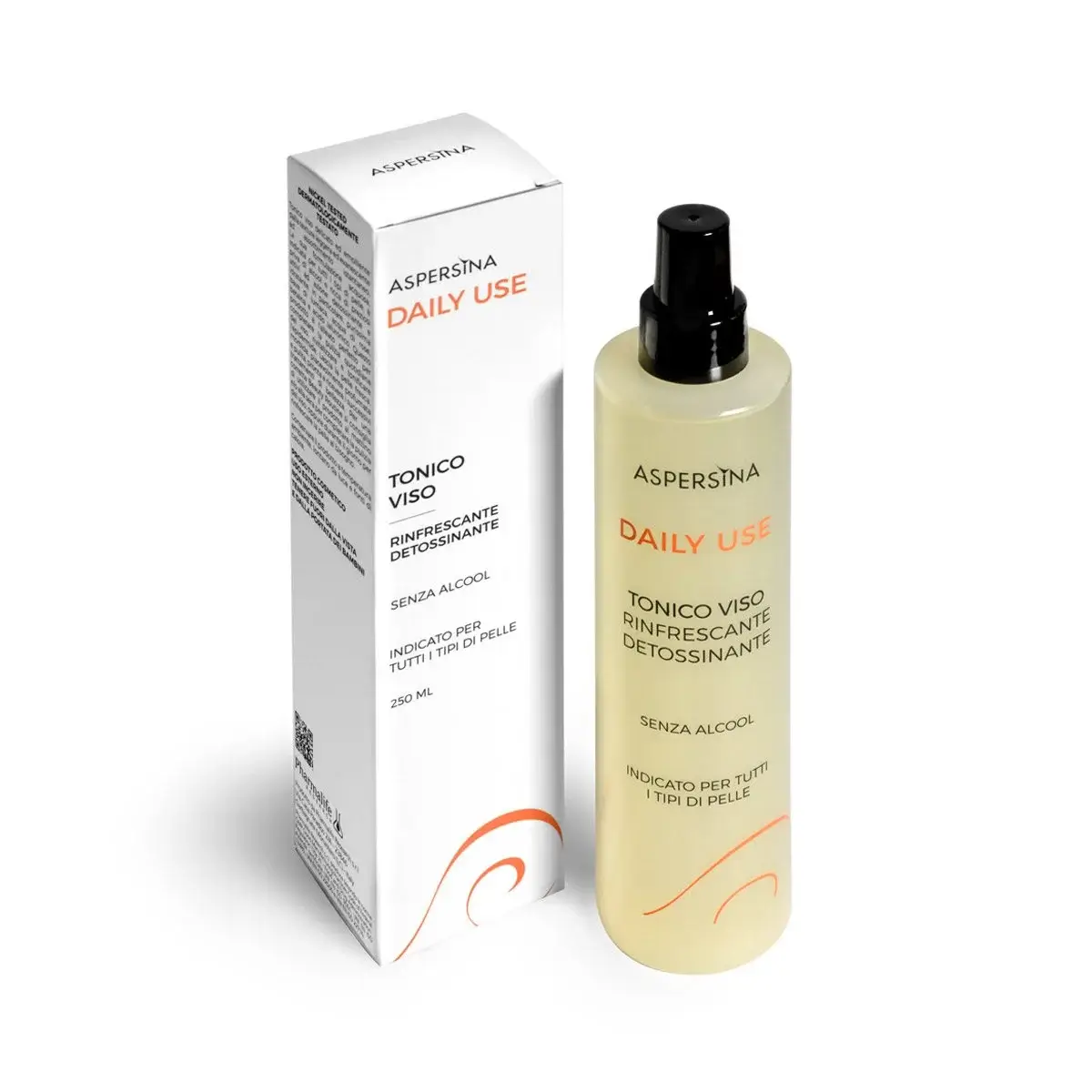 ASPERSINA DAILY USE TONICO VISO Увлажняющий тоник спрей без спирта для лица с муцином улитки и гиалуроновой кислотой