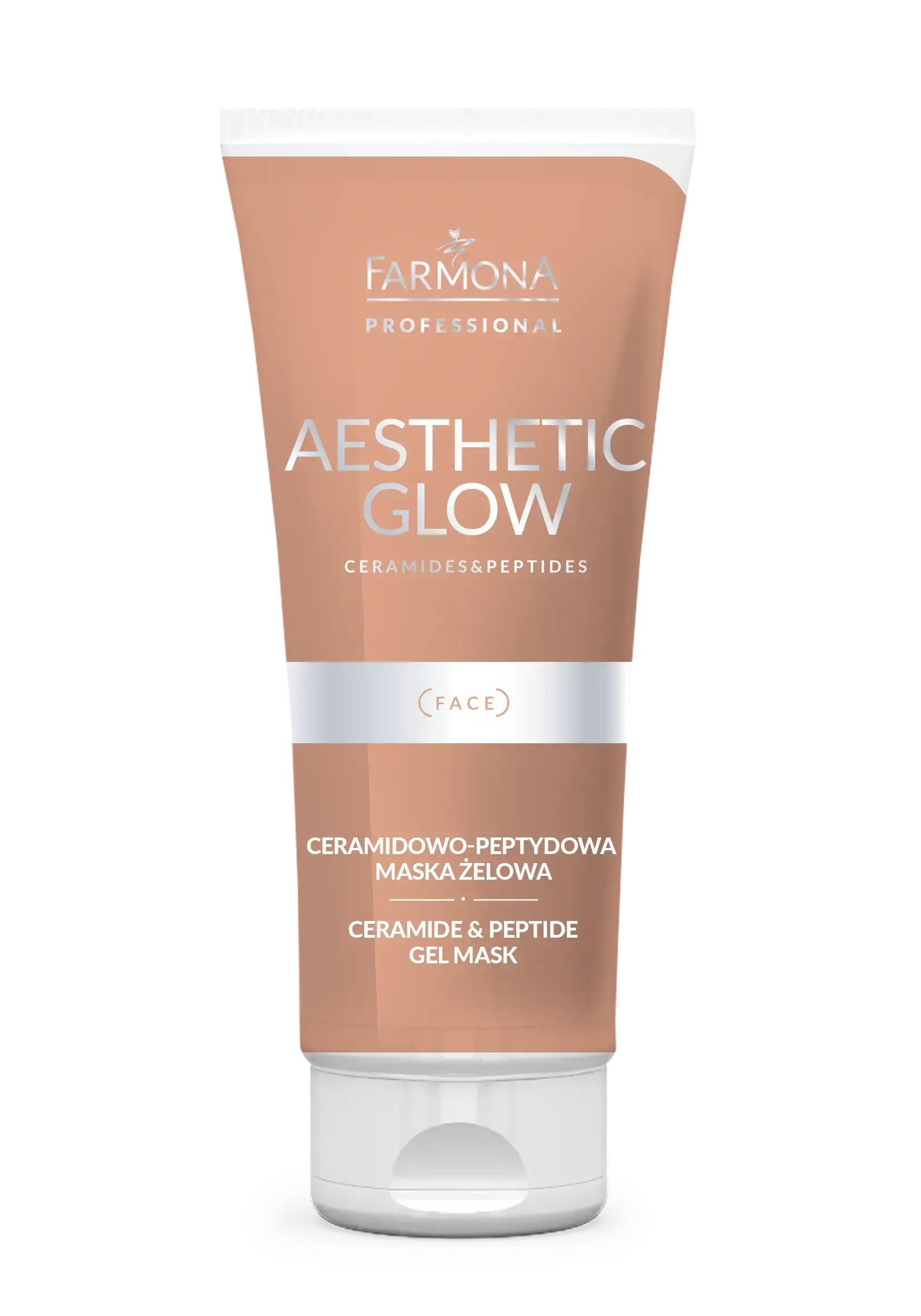 Гелевая маска для лица с пептидами и керамидами. Пептидная маска. Farmona Professional. AESTHETIC GLOW