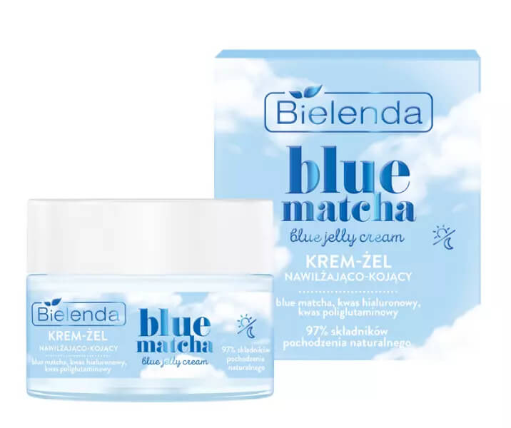 Увлажняющий Крем-гель для лица BIELENDA BLUE MATCHA Blue Jelly Cream Увлажняющий Крем-гель для лица BIELENDA BLUE MATCHA Blue Jelly Cream