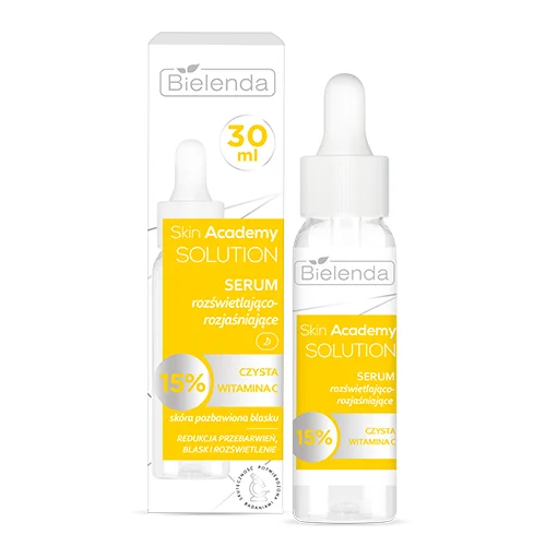 Bielenda Skin Academy Solution Осветляющая ночная сыворотка с 15 % витамином С от пигментации Vitamin C
