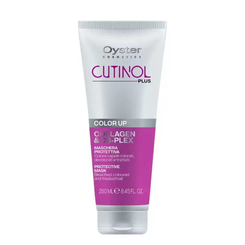 Oyster Маска с коллагеном для защиты цвета окрашенных волос, Cutinol Plus Color Up Hair Mask