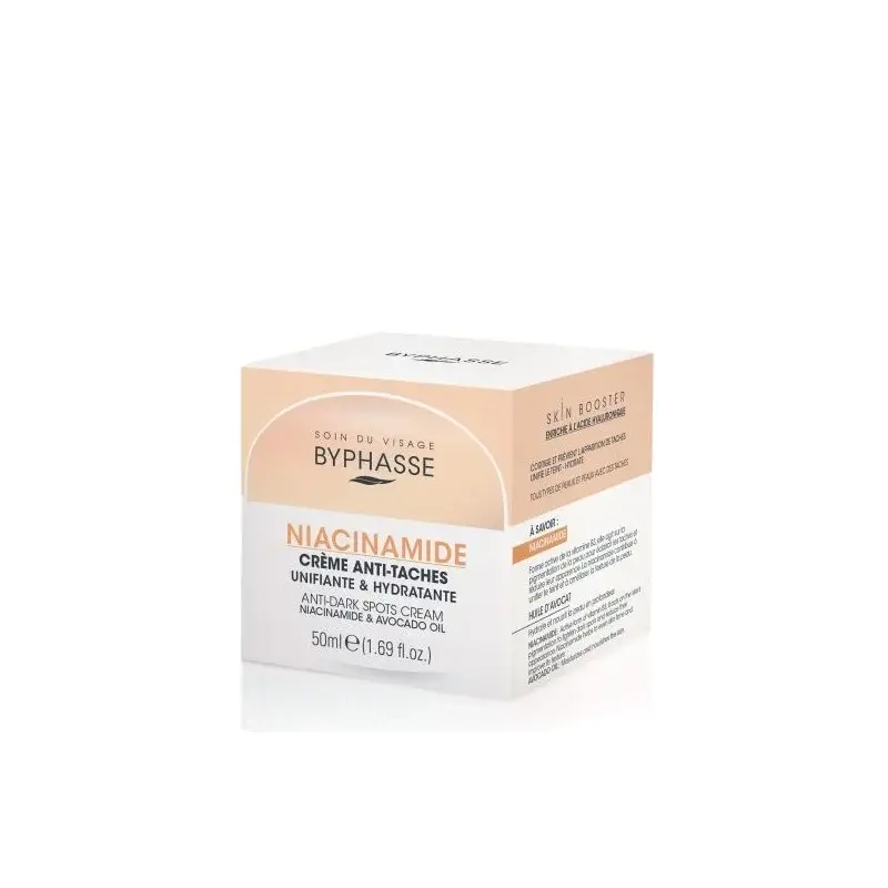 Крем с ниацинамидом от пигментации выравнивающий тон кожи. Byphasse Anti-Dark Spot 