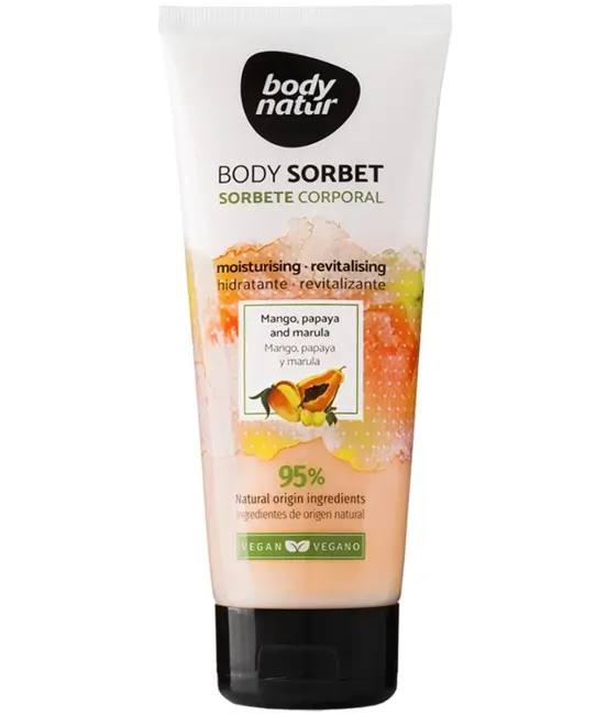 Body Natur Крем-сорбет для тела Манго, Папайя и Марула BODY SORBET Mango, papaya and marula Body Natur Крем-сорбет для тела Манго, Папайя и Марула BODY SORBET Mango, papaya and marula