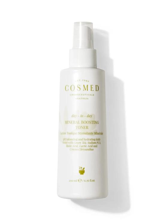 Тонер минеральный увлажняющий и балансирующий с AHA BHA кислотами COSMED DAY TO DAY MINERAL BOOSTING TONER