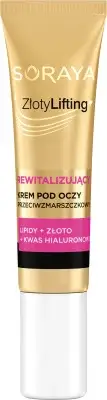 Товар Golden Lifting Восстанавливающий крем для глаз от морщин Soraya Для контура глаз Товар Golden Lifting Восстанавливающий крем для глаз от морщин Soraya Для контура глаз
