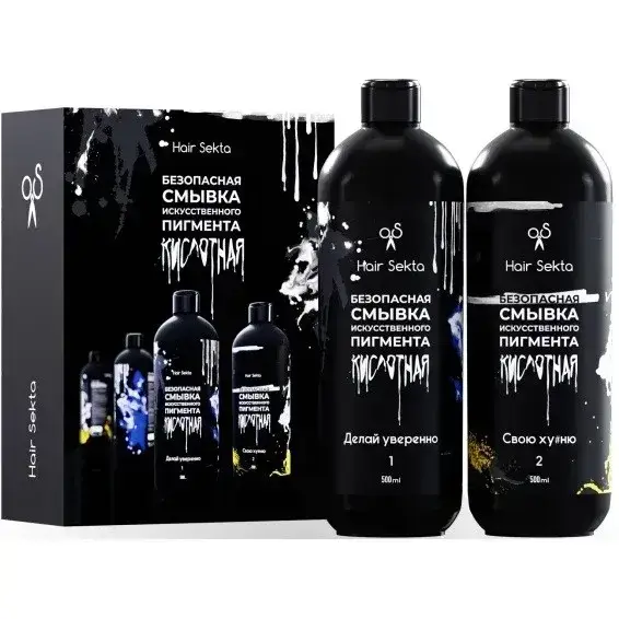 Кислотная безопасная смывка для волос, искусственного пигмента, Hair Sekta, Acid Wash Of Artificial Pigment, Constant Delight