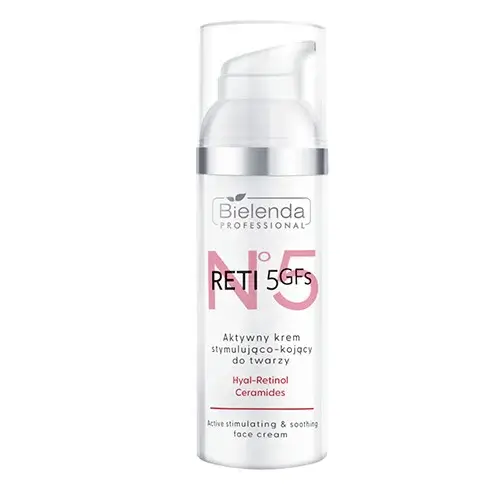 Bielenda RETI 5 Активный стимулирующий успокаивающий крем с ретинолом, ниацинамидом и керамидами для зрелой кожи лица