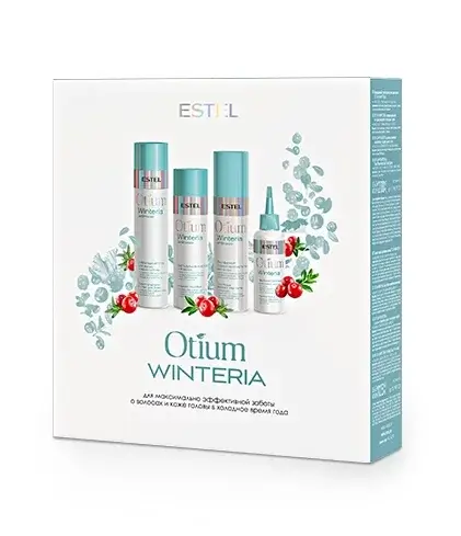 Эстель Отиум Винтерия Набор для волос и кожи головы OTIUM WINTERIA ESTEL. (шампунь, бальзам, спрей, пилинг)