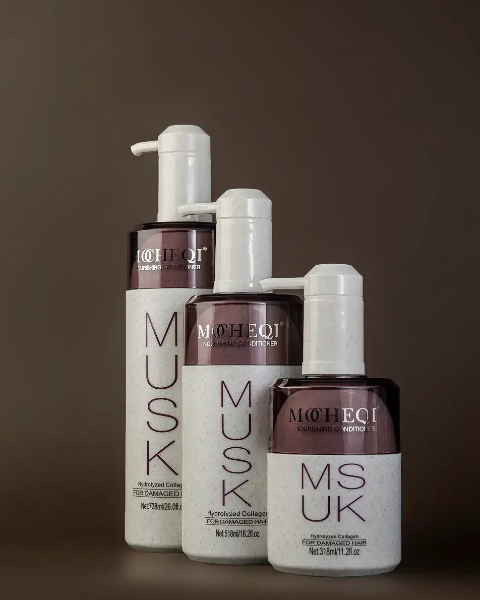 MOCHEQI Кондиционер питательный с гидролизованным коллагеном и экстрактом зародышей риса 
