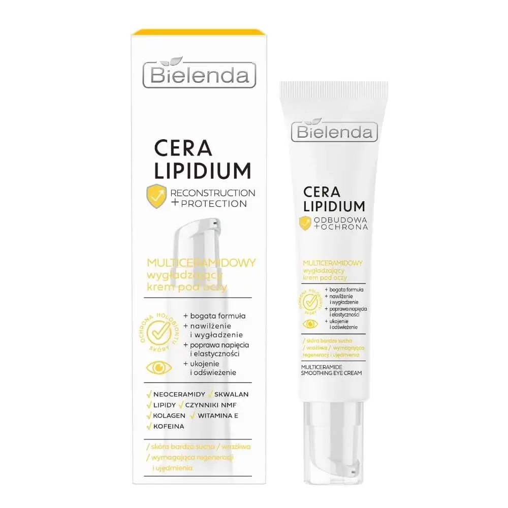 Bielenda разглаживающий крем для кожи вокруг глаз с керамидами. Cera Lipidium Multiceramide Smoothing Eye Cream