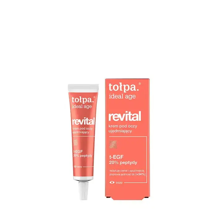 TOLPA IDEAL AGE REVITAL укрепляющий и подтягивающий крем для кожи вокруг глаз с пептидами от темных кругов и отечности