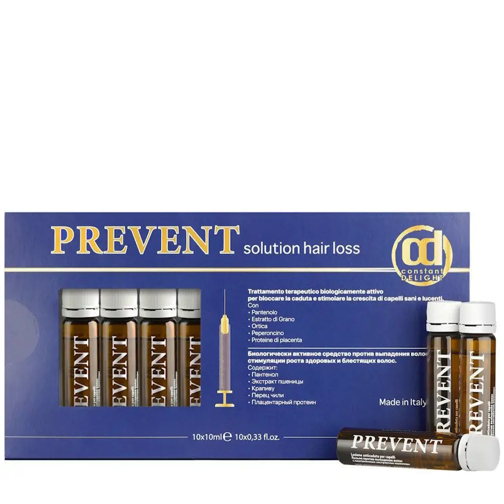 Лосьон ампулы от выпадения волос с пантенолом и экстрактом пшеницы CD. Constant Delight Prevent