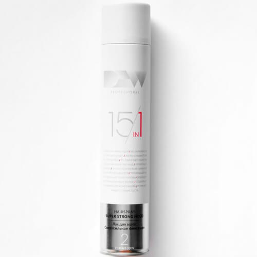 HAIR SPRAY Professional Лак для волос сверхсильной фиксации HAIR SPRAY 15 в 1 SUPER STRONG HOLD Dew