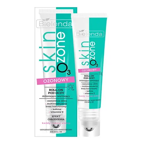 Увлажняющий кислородный роликовый крем для кожи вокруг глаз Bielenda Skin O3 Zone 