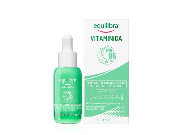 Антивозрасная сыворотка для лица с коллагеном для зрелой кожи EQUILIBRA Vitaminica 