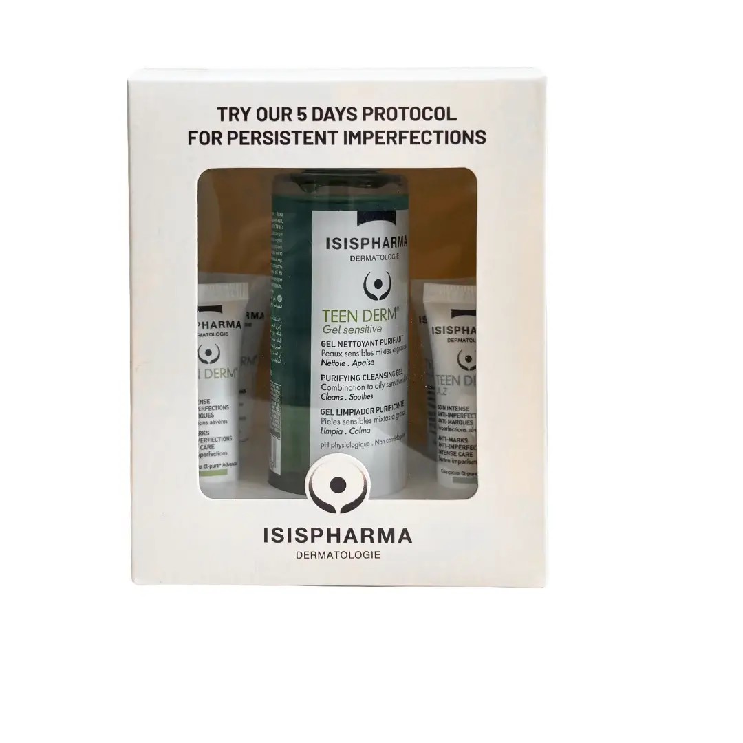 TEEN DERM A Z ISISPHARMA Гель с азелаиновой кислотой 15 % от акне для кожи с несовершенствами Тин Дерм