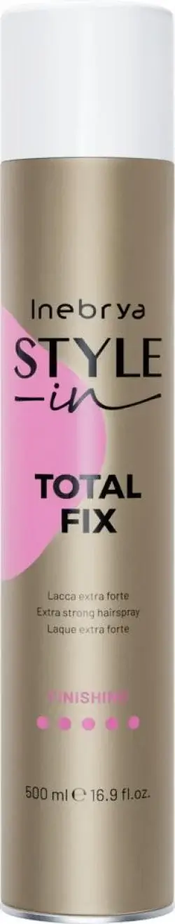 Профессиональный лак для волос Inebrya Style-In Total Fix Extra Strong
