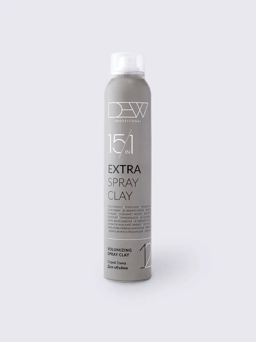 Текстурайзер Спрей Глина для объема волос 15 в 1. Volumizing Spray Clay DEW PROFESSIONAL