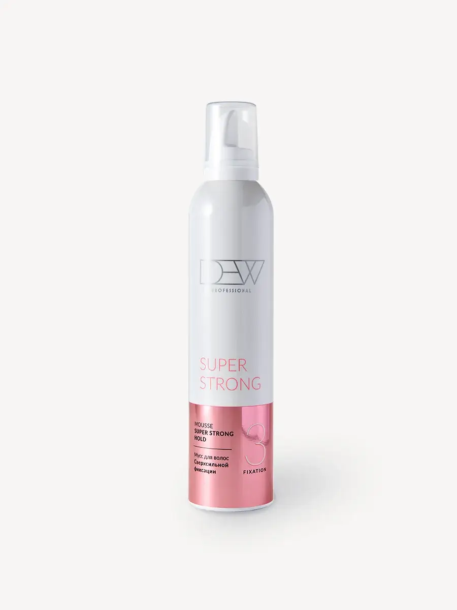 Мусс для волос сверхсильной фиксации. Hair Mousse Super Strong. DEW PROFESSIONAL